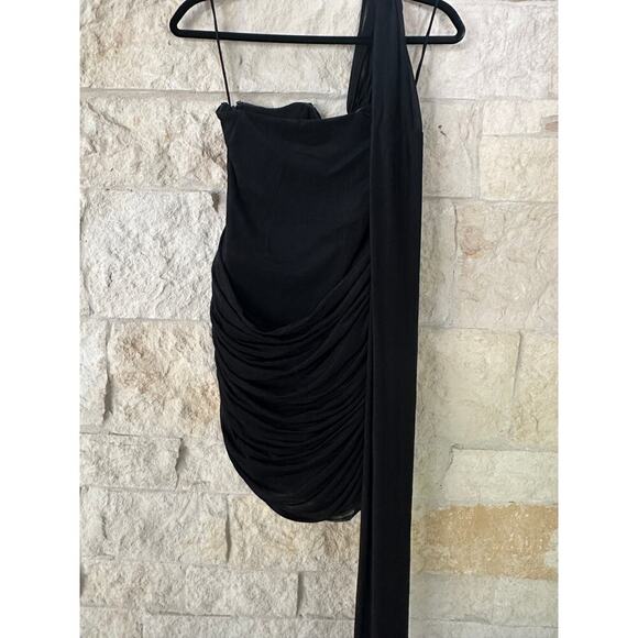 Misha THE 'EMBER' WRAPPED MINI DRESS Small - Picture 8 of 12